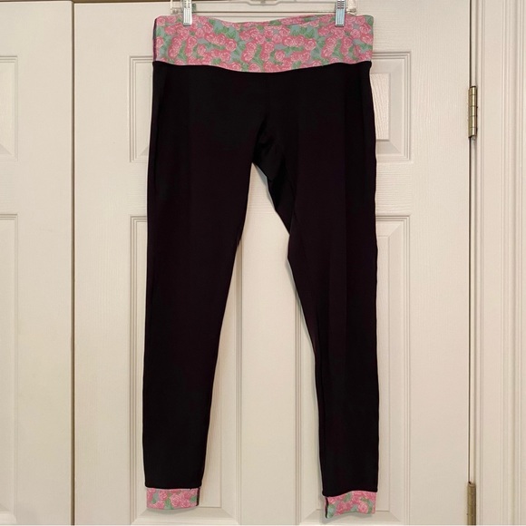 LIKE NEW Krass & Co RunRunner Leggings Secret Garden 10 - Picture 12 of 15